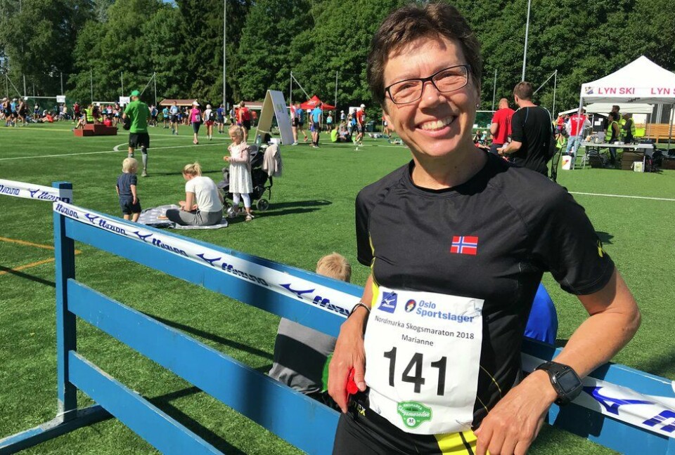 Frisk: Marianne Følling er glad for å være tilbake igjen i løpemiljøet. Foto: Marianne Røhme Marianne Følling
