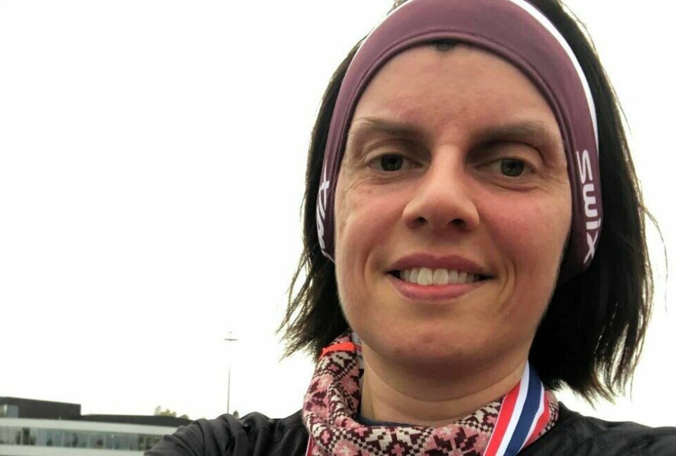Lisbeth Frivaag liker å komme seg ut på treningsturer i en ellers stille uke. (Foto: Privat) Lisbeth Frivaag