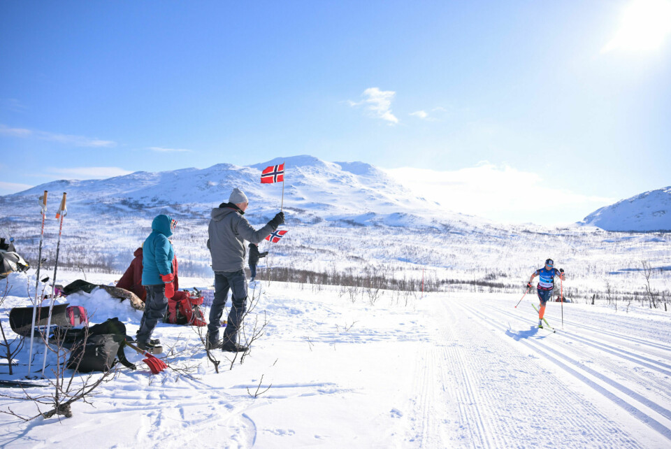 Astrid Øyre Slind heies frem. (Foto: Manzoni/NordicFocus)