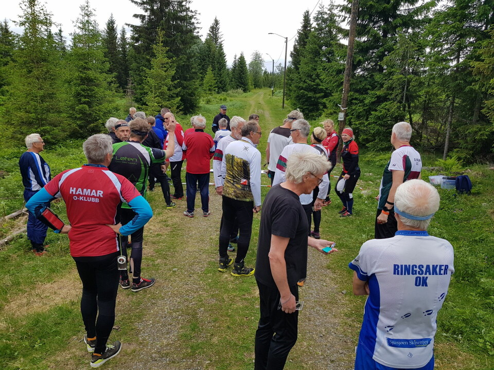 Bedrifts o-løp i kald vind fra Veldre sag