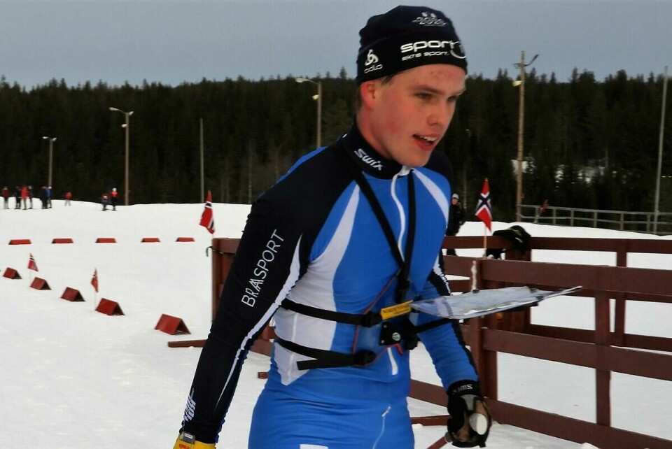 Christian Fredrik Borg var beste i den største klassen, H17-20 på Gåsbu lørdag.