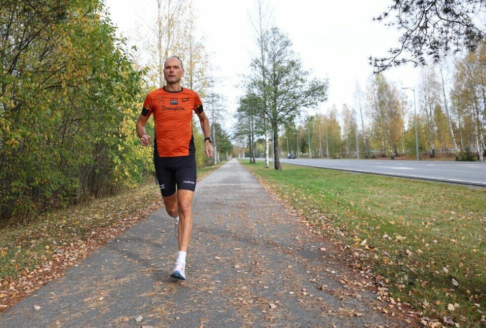 Viktig: For Svein Magne Løvås er det viktig å trene selv om en har vært alvorlig syk. (Foto: Marianne Røhme) Svein Magne Løvås