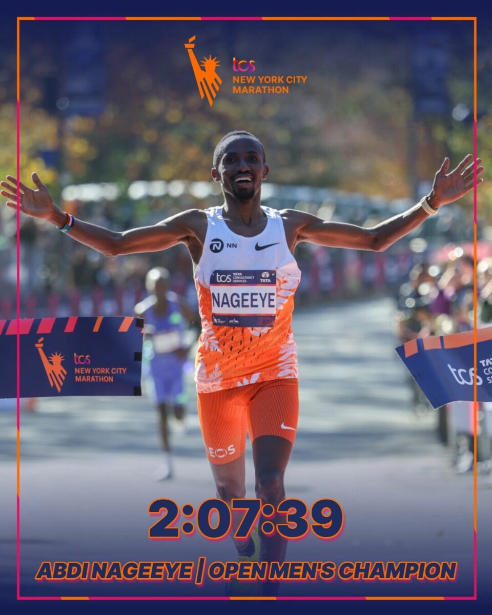 Abdi Nageeye og Sheila Chepkirui til topps i New York City Marathon