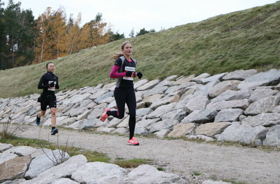 Vant: Mari Gjølberg ble beste kvinne i Fredrikstad Maraton. Foto: Marianne Røhme Kondis/Marianne Røhme