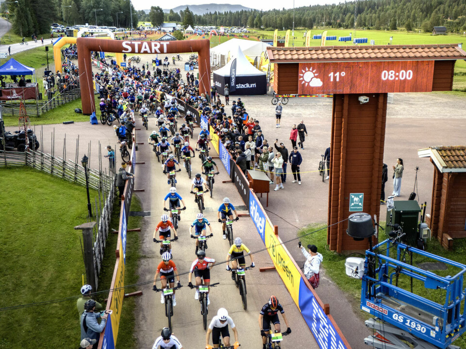 Cykelvasan 90 2025 start damer. (Foto: arrangør)