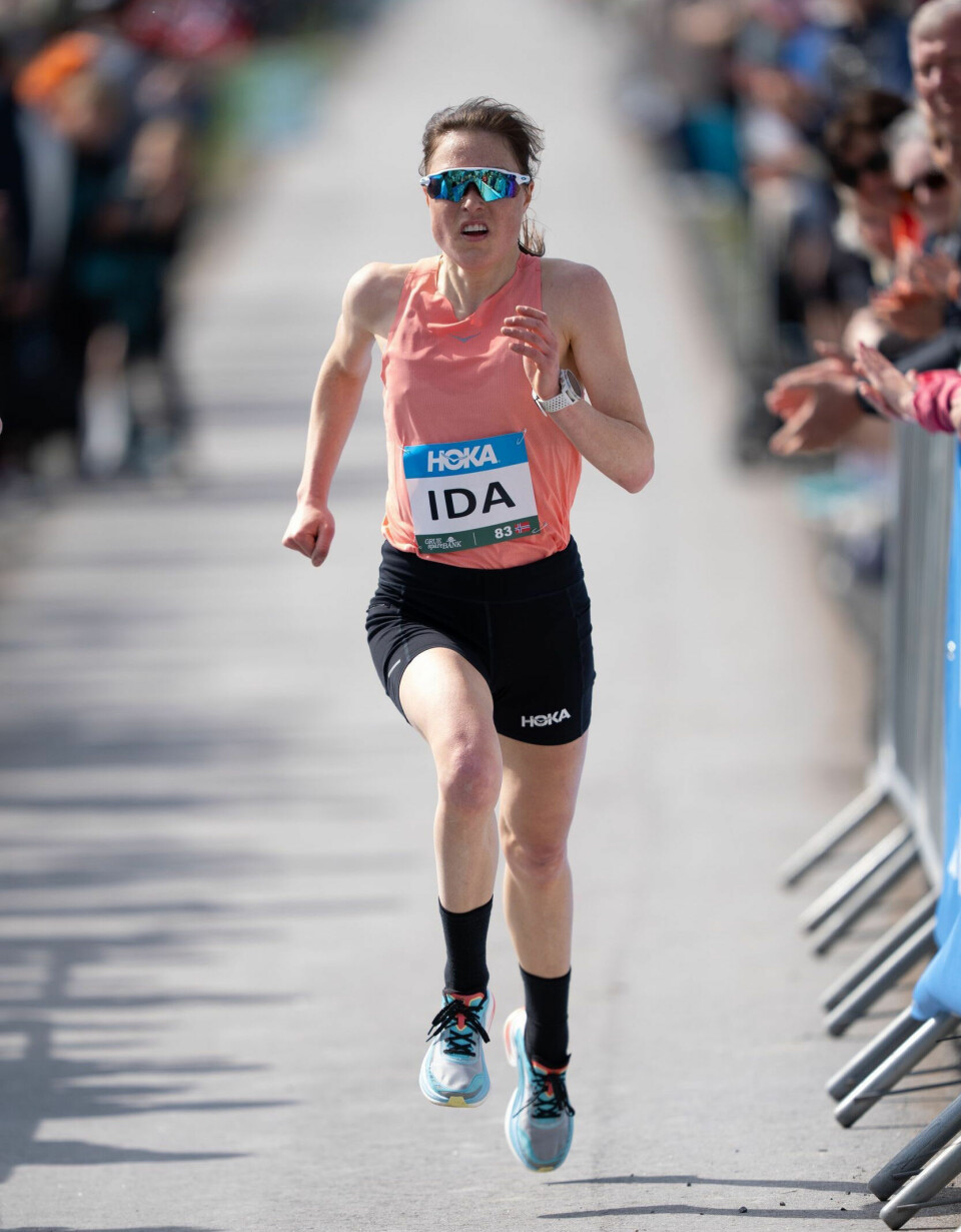 Uten å ha trent med tanke på gateløp imponerte Ida Amelie Robsahm stort da hun i vår debuterte på 10 kilometer i Grue Halvmarton og vant på 33.14. (Foto: Samuel Hafsahl)