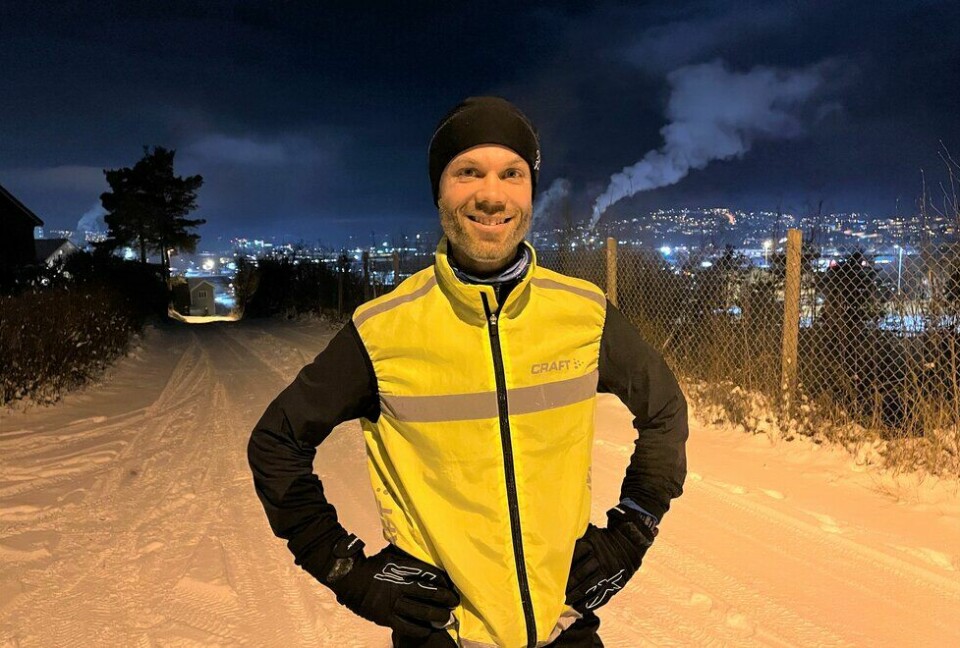 Erling Rognes Solbu har ikke tid til å samle kilometer og prioriterer kortere og intensive økter isteden. (Foto: Sigrid Anna Eggen) Erling Rognes Solbu