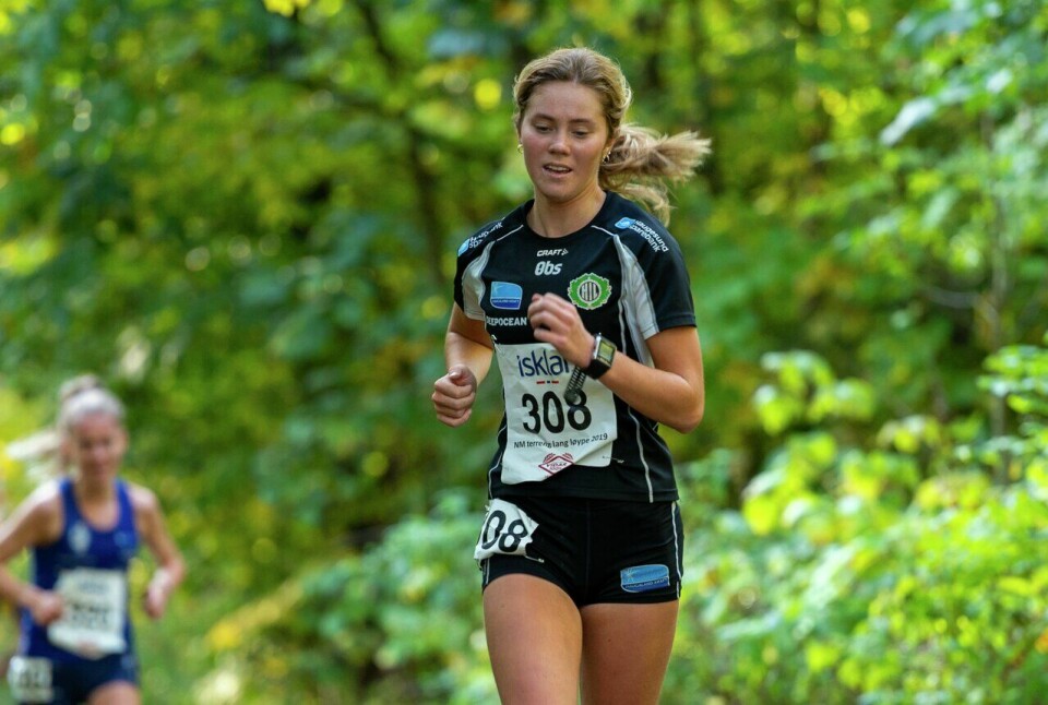 Kristine Lande Dommersnes under NM i terreng fra 2019. (Foto: Samuel Hafsahl) NM Terreng 2019 - KS - Kristine Lande Dommersnes (308)