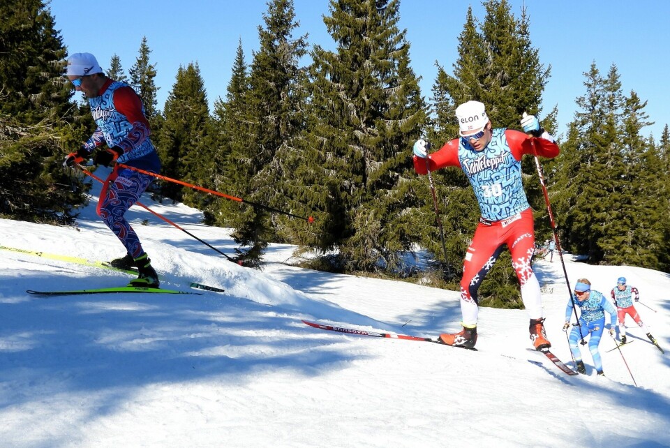 Emil Iversen og Sivrt Wiig var med i tetkampen og ble 4. og 2. mann. (Foto: Stein Arne Negård)