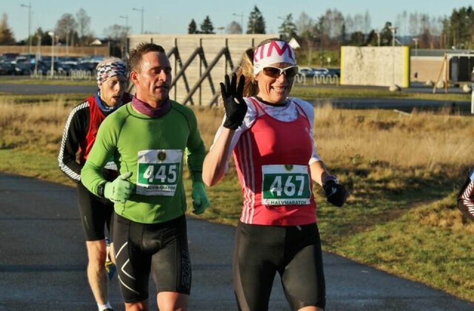 Fra Jessheim Vintermaraton ifjor. Foto: Olav Engen Kondis/Olav Engen
