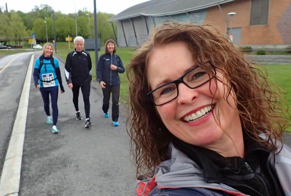 Holmenkollstafetten: Kondis stiller hvert år med lag i Holmenkollstafetten. Her er deler av fjorårets lag: f.v: Anne Woldmo, Tor-Arne Stenhaug, Karin Morstad og Marianne Røhme (foran). Deler av Kondislaget i Holmenkollstafetten 2019 f.v: Anne Woldmo, Tor-Arne Stenhaug, Karin Morstad og Marianne Røhme (foran)