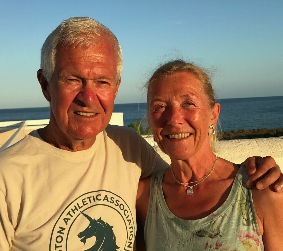 Deler:Jack Waitz og Synøve Brox gleder seg til vi skal komme på besøk i Mar de Pulpi, og deler gjerne av sine løpeerfaringer. (Foto: Marianne Røhme / Kondis © Kondis) Jack Waitz og Synøve Brox
