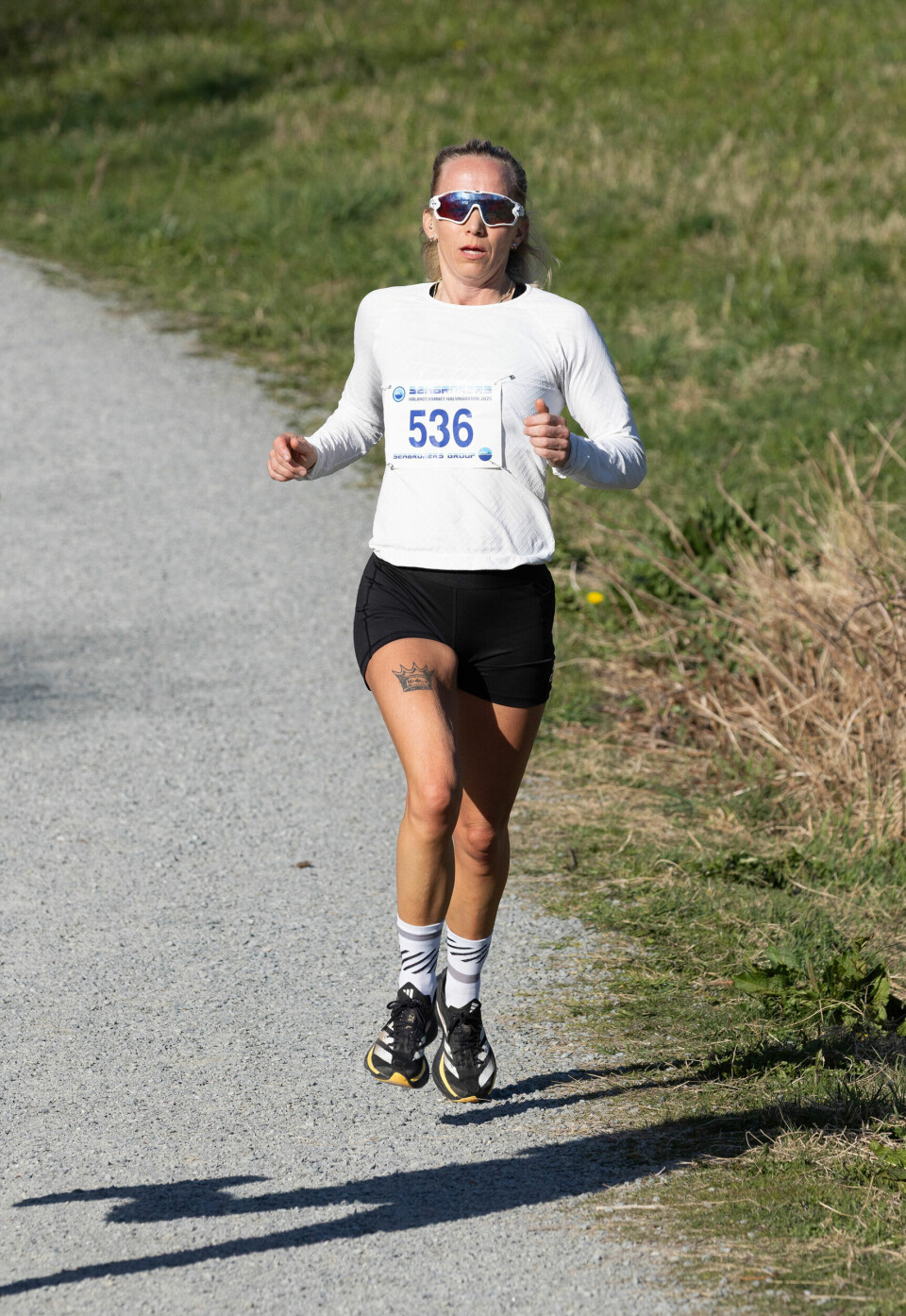 Oddveig Odland på vei mot andreplass på 7 kilometeren. (Foto: Tore Melberg)