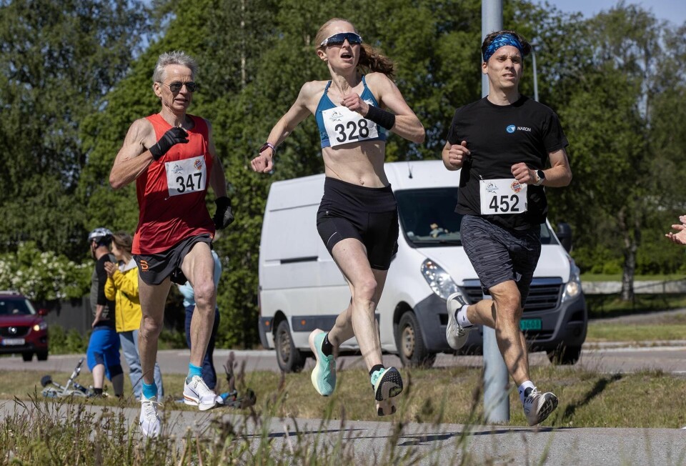 Kjersti Christina Moody vant kvinneklassen med tiden 11.28. 16 sekunder bak kom datteren Katinka Moody-Bongard og ble nummer to. (Foto: Bjørn Hytjanstorp)
