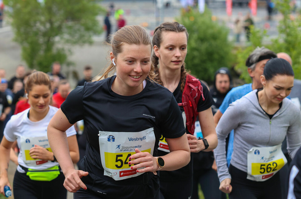 Kristina Fjell er godt i gang.