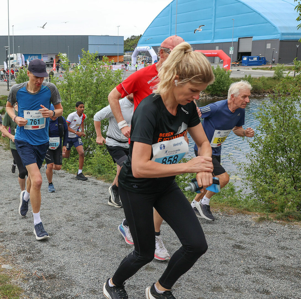 Her er hun som manglet på premiepallen for kvinner 10 km: Kadri Madissoo. En fin tredjeplass i dag altså.