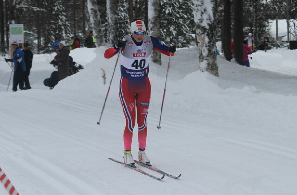 Britt Thorshaug Granrud staker inn til seier i Slettåssprinten i 2015. (Foto: Jan Ove Kristiansen) Britt Thorshaug Granrud staker inn til seier i Slettåssprinten i 2015. (Foto: Jan Ove Kristiansen)