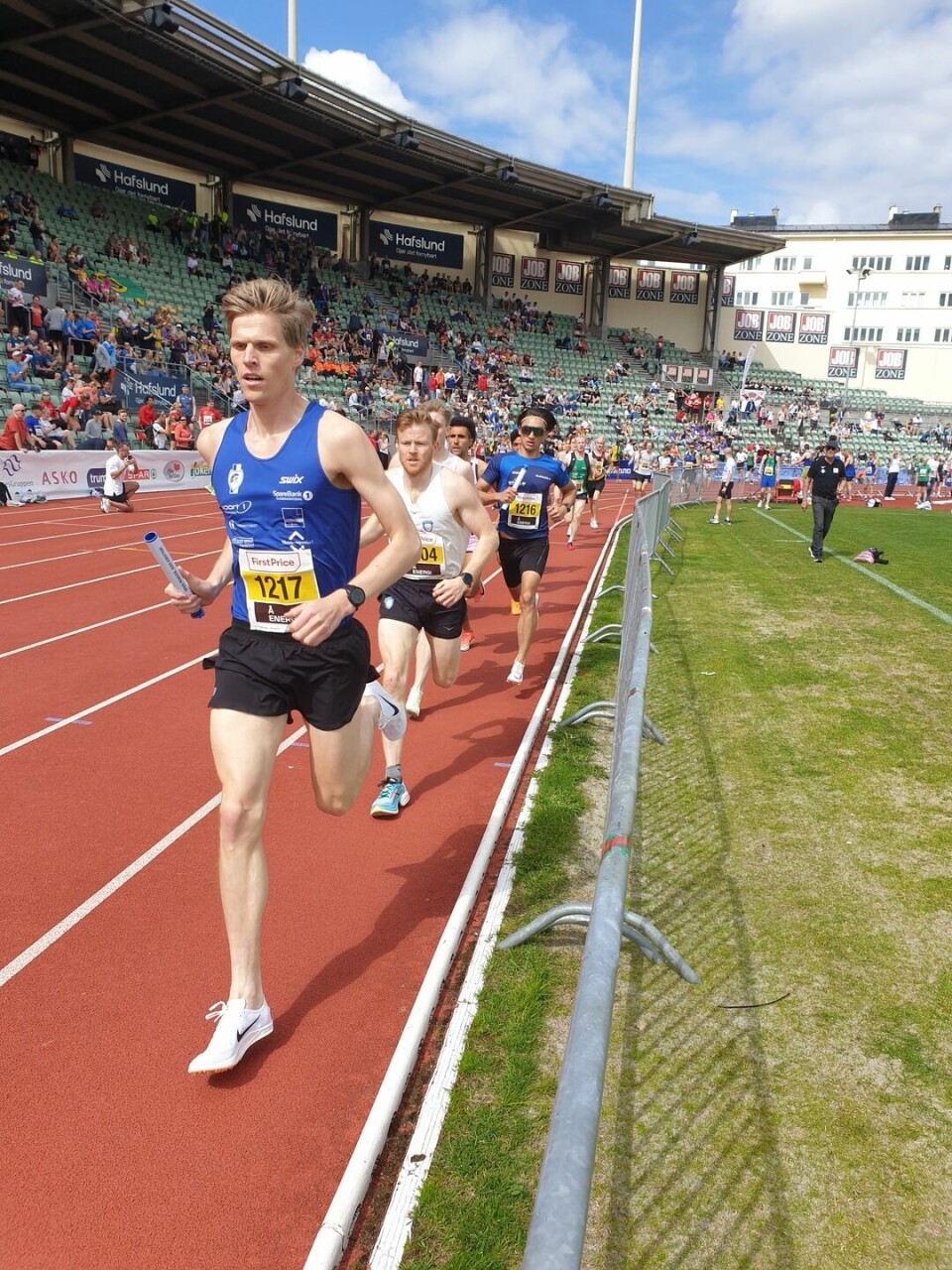 Alexander Stavik og Lillehammer fikk æren av å lede etter en runde på Bislett. (Foto: Runar Gilberg)