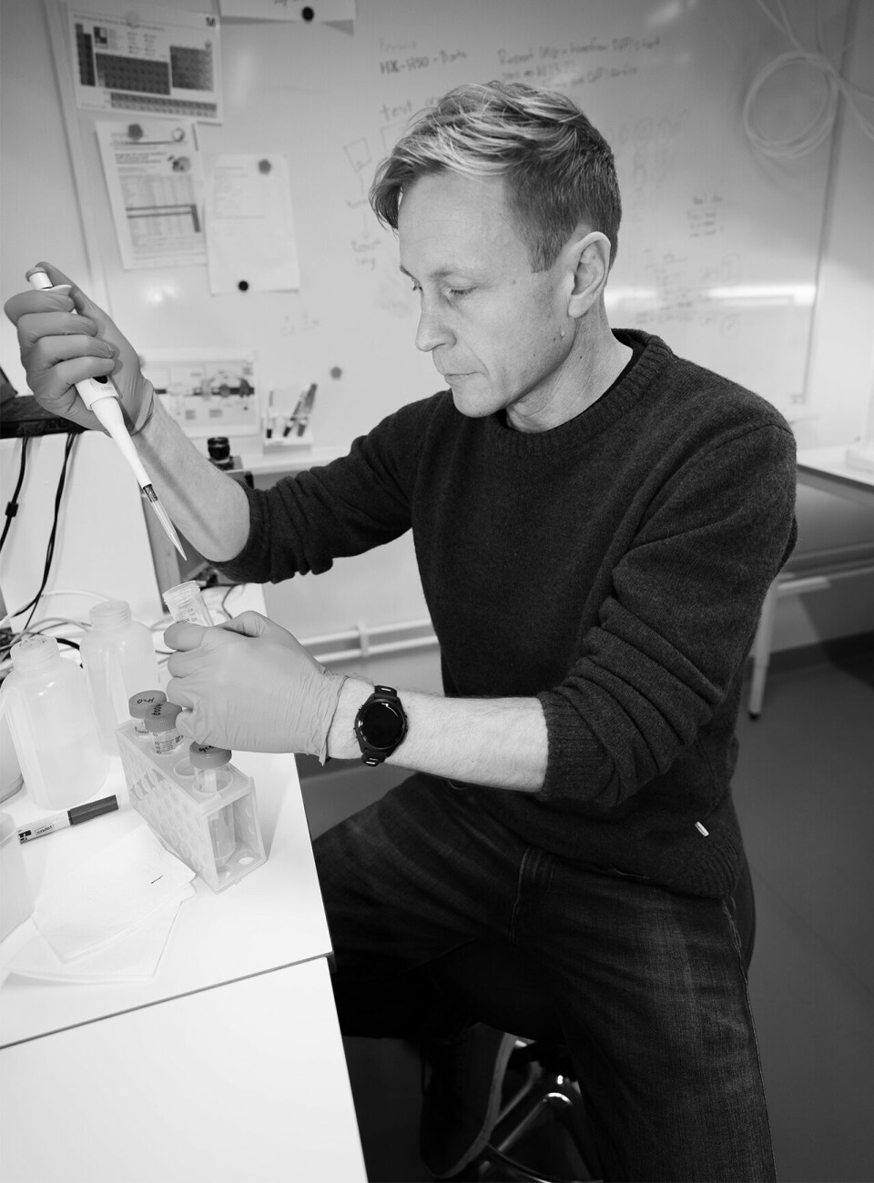 Forsker:Filip Larsen som er lektor i idrettsfysiologi ved Gymnastik- og idrottshögskolan (GIH), har forsket på overtrening, og utviklingen av nomio hadde sitt utspring i dette arbeidet. (Foto: nomio)