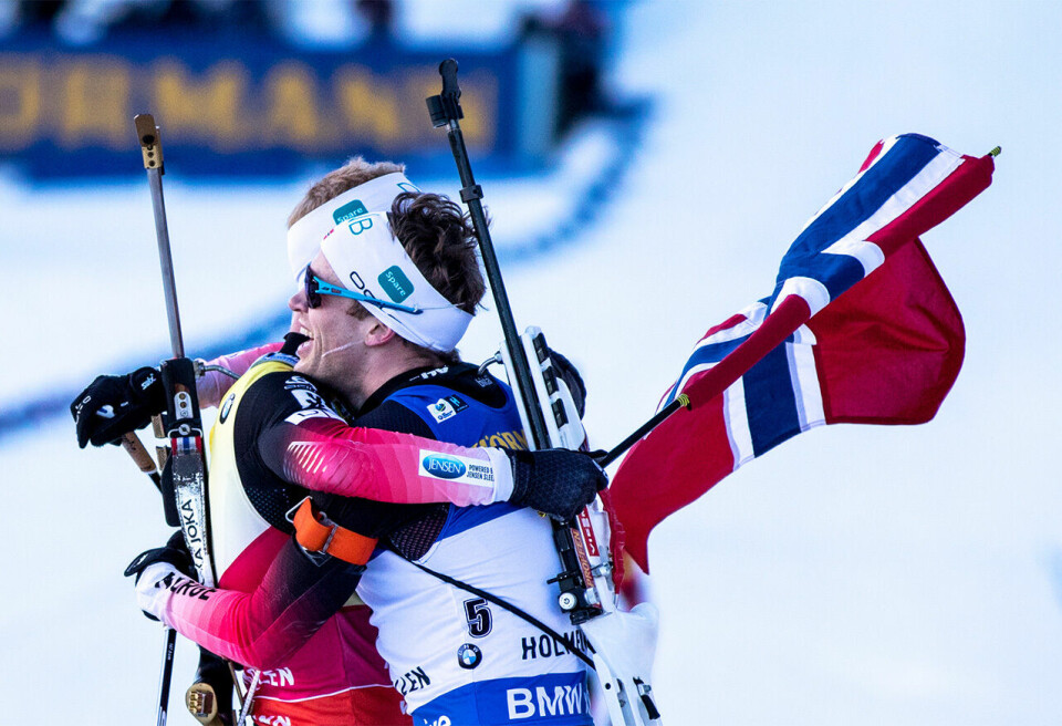 Medan det norske langrennslaget stort sett har meldt avbod til verdscuprenna, har skiskyttarane vori med. (Foto: Sylvain Cavatz) Medan det norske langrennslaget stort sett har meldt avbod til verdscuprenna, har skiskyttarane vori med. (Foto: Sylvain Cavatz)