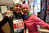 Hanne Blomfeldt (t.v.) og Liv Berit Jekteberg Lystad i Jessheim Vintermaraton 2019