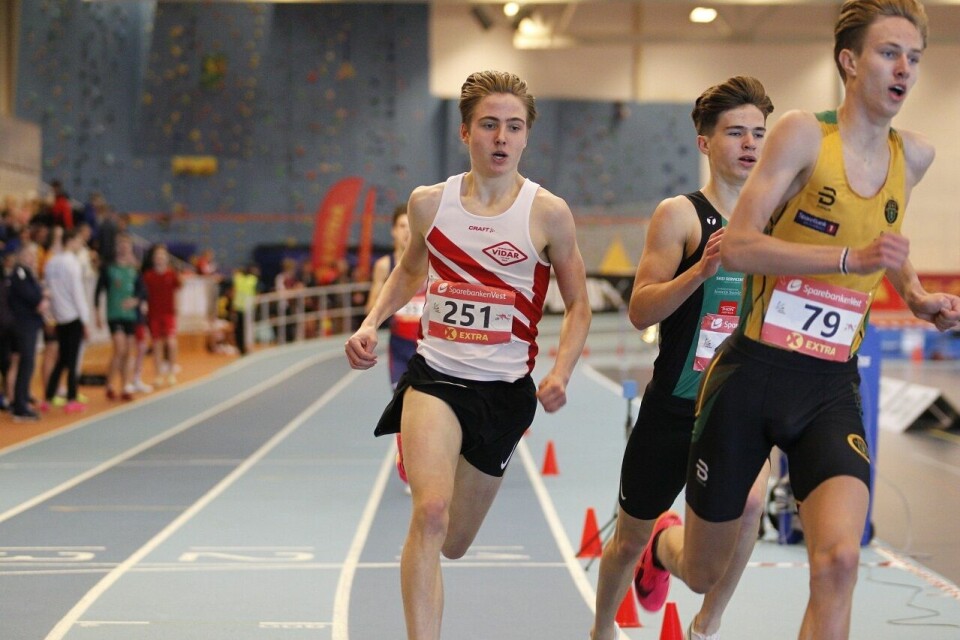 UM-gull til Lars Johansson Hauge på 800 m i G17