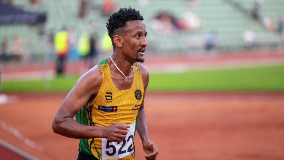 Senay Fissehatsion er rekordform. Her fra Sommerstevnet på Bislett (Foto: Samuel Hafsahl) Sommerstevnet, Bislett - MS 5000m - Senay Amlesom Fissehatsion (522)