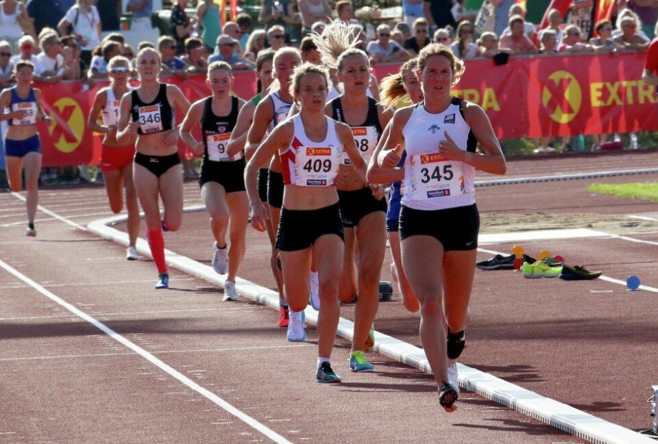 Vintertrening for løpere med Maria Wågan NM Friidrett 2019 - 5000m kvinner - Runa Skrove Falch, Maria Sagnes Wågan
