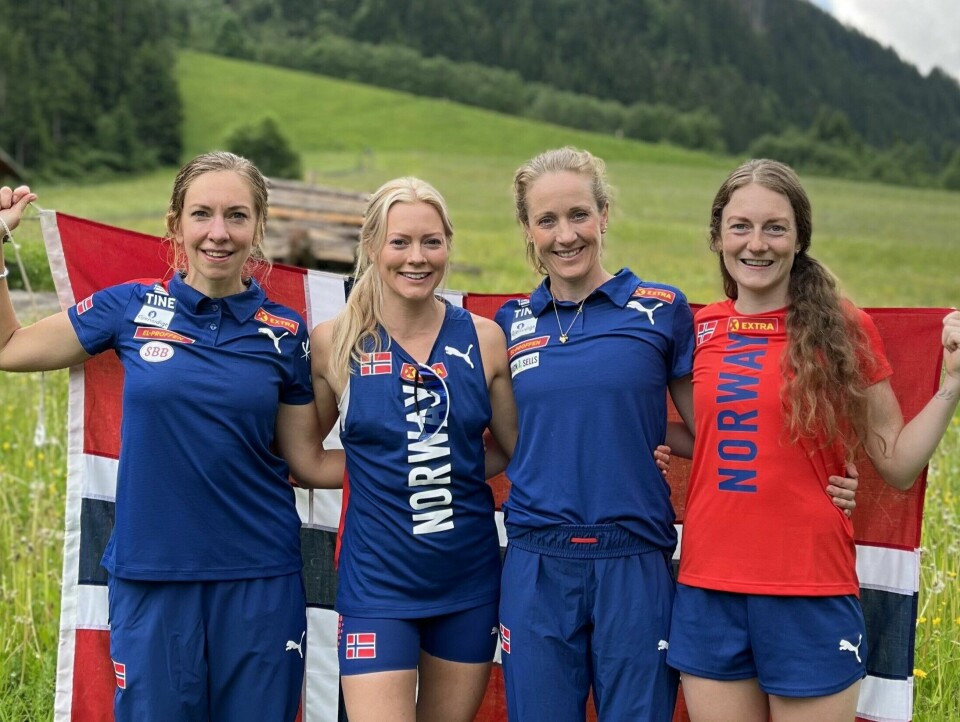 10 løpere forhåndsuttatt til VM 24 timers og VM terrengultra Kvinnelaget 4x3.jpg