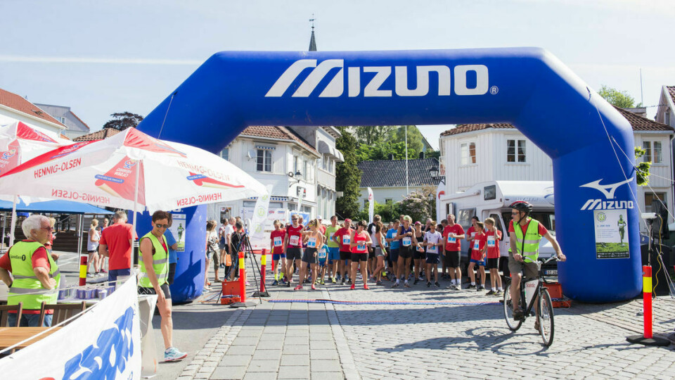 Fra Grimstad Maraton i 2018. Foto. Arrangøren Fra Grimstad Maraton i 2018. Foto. Arrangøren