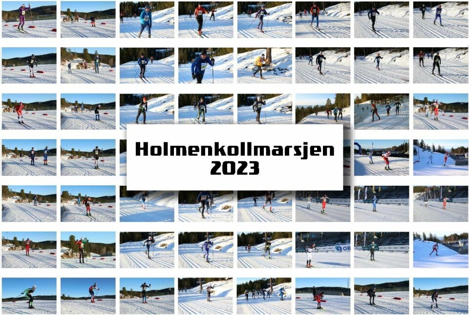 Kondis tok 267 bilder under fulldistansen på Holmenkollmarsjen lørdag 18. februar. Har vi fått deg i linsa tro? (Collage: Tom-Arild Hansen) Bilder fra Holmenkollmarsjen