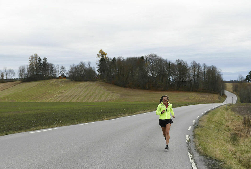 Finn deg noen å løpe sammen med – om du vil løpe fort I disse dager bør man helst holde seg litt unna andre for å redusere faren for virusspredning. (Illustrasjonsfoto: Bjørn Johannessen)