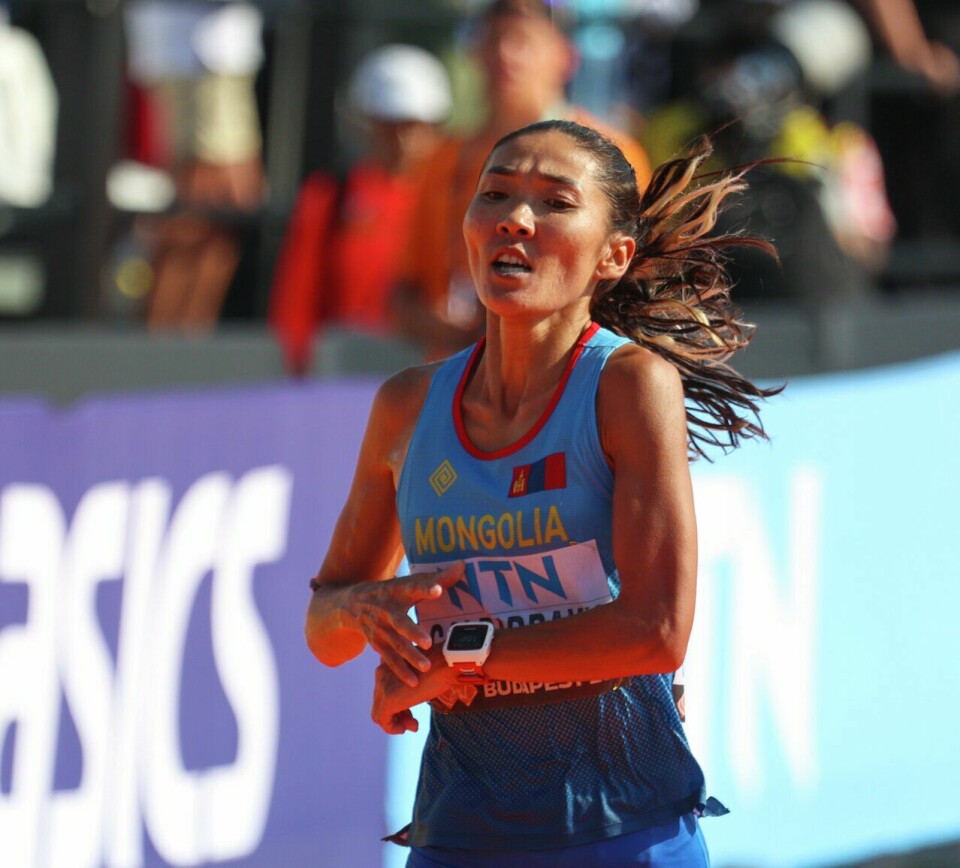 Abdi Gelelchu og Margaret Agai ble vinnere i et København Maraton med 14655 løpere i mål VM Friidrett 2023 Budapest - Maraton kvinner - Khishigsaikhan Galbadrakh