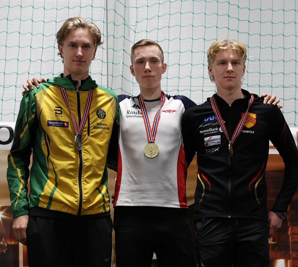 Hytteplanmila: Ikke helt uventet ble 17 år gamle Magnus Øyen best av alle under 23 år Premier_NM-medaljer_junior_menn_pall_8U3A3400.jpg