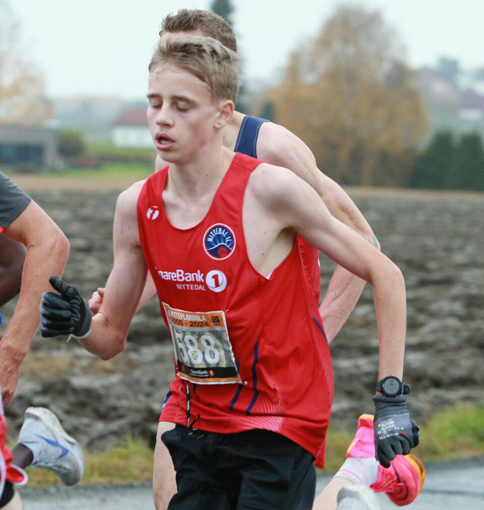 Hytteplanmila: Ikke helt uventet ble 17 år gamle Magnus Øyen best av alle under 23 år Martin_Soelvberg_Tjelle_etter_7-1km_16-17aar_AZ3T7198.jpg