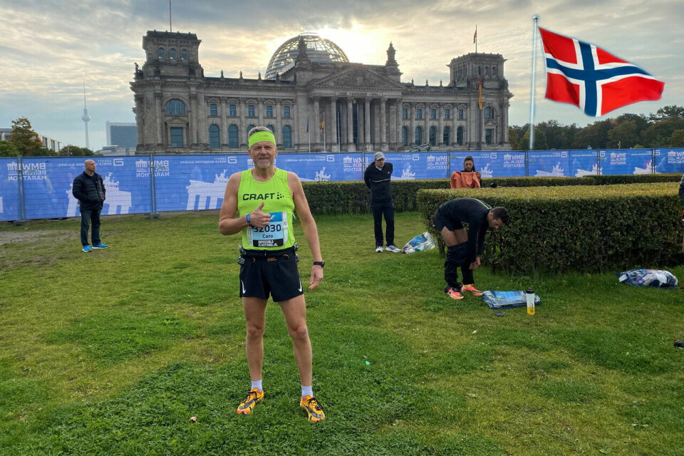 Cato Thunes gjør seg klar til å løpe Berlin Marathon. Vi ser her på hvordan det gikk med de norske prestasjonene i alle klasser. (Bildemontasje: Arne Dag Myking) Cato Thunes gjør seg klar til å løpe Berlin Marathon. Vi ser her på hvordan det gikk med de norske prestasjonene i alle klasser. (Bildemontasje: Arne Dag Myking)