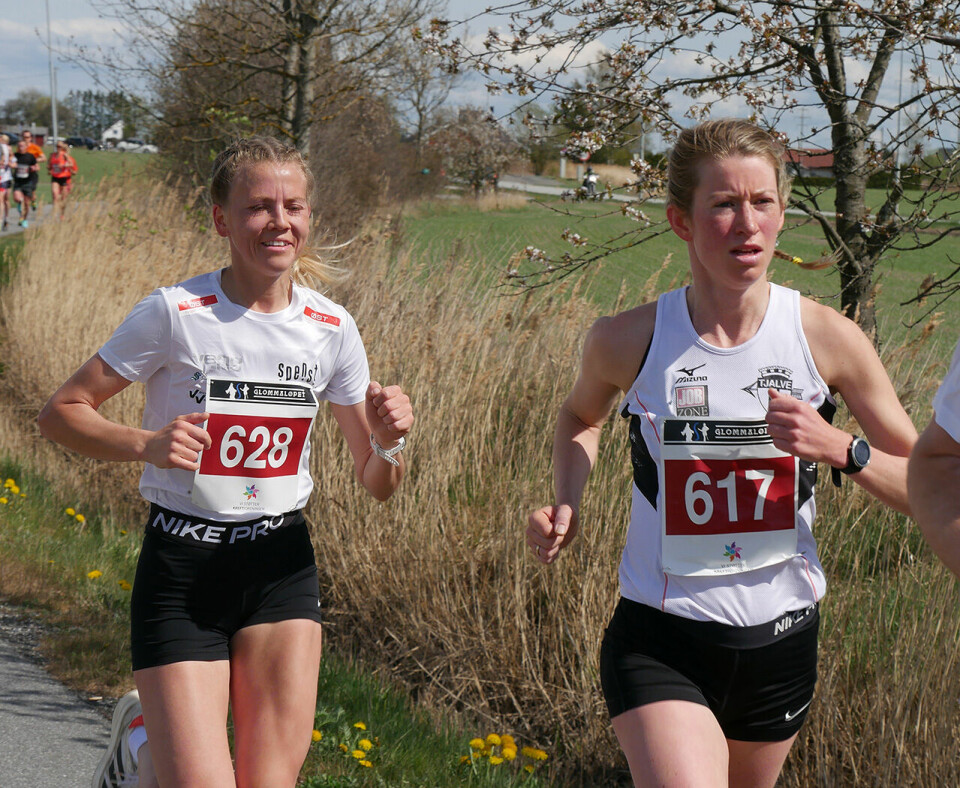 Jevne dueller og sterke vinnertider i Glommaløpet Camilla-Boenoegaard-og-Julie-Haabeth-Brox-P1150644.jpg