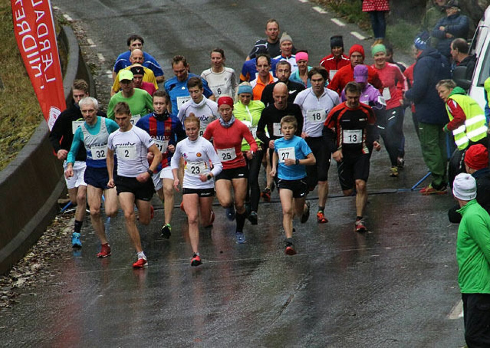 Starten går på Galdane Rundt. Foto: Bjørghild Holien Starten går på Galdane Rundt. Foto: Bjørghild Holien
