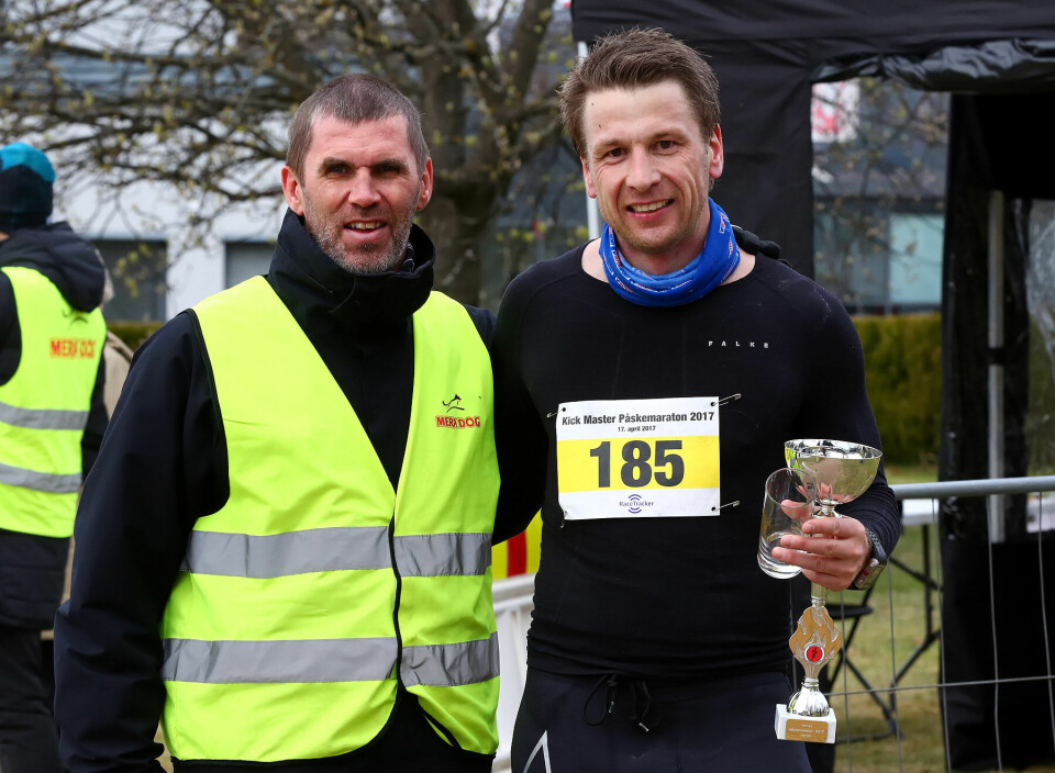 148 fullførte Påskemaraton - Steinsvik og Lie raskest Maratonvinner-Drammen2017.jpg