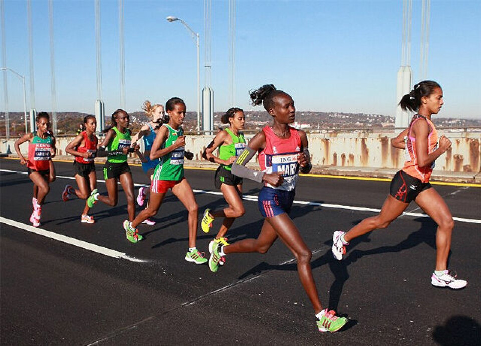 Løyperekord av Mutai i NYCM