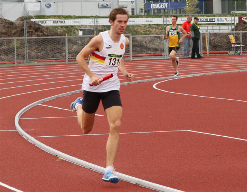 Sterk 1500 m av Dahle i Manchester.