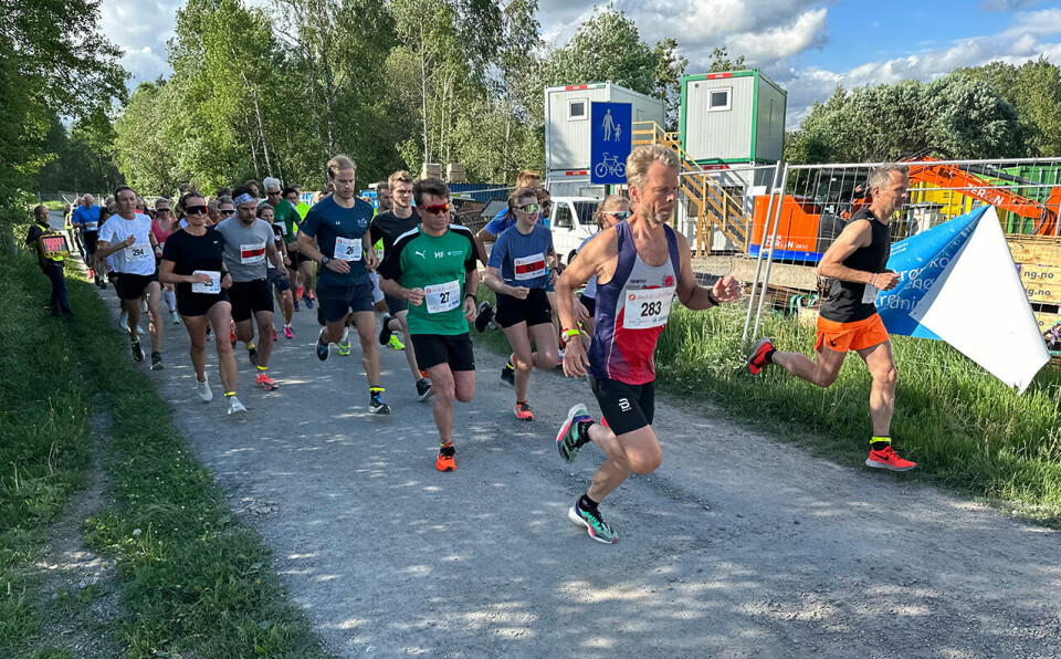 Silje Ravnsborg Christiansen og Ole Gorm Berg vant i Romerike Løpskarusell starten.jpg