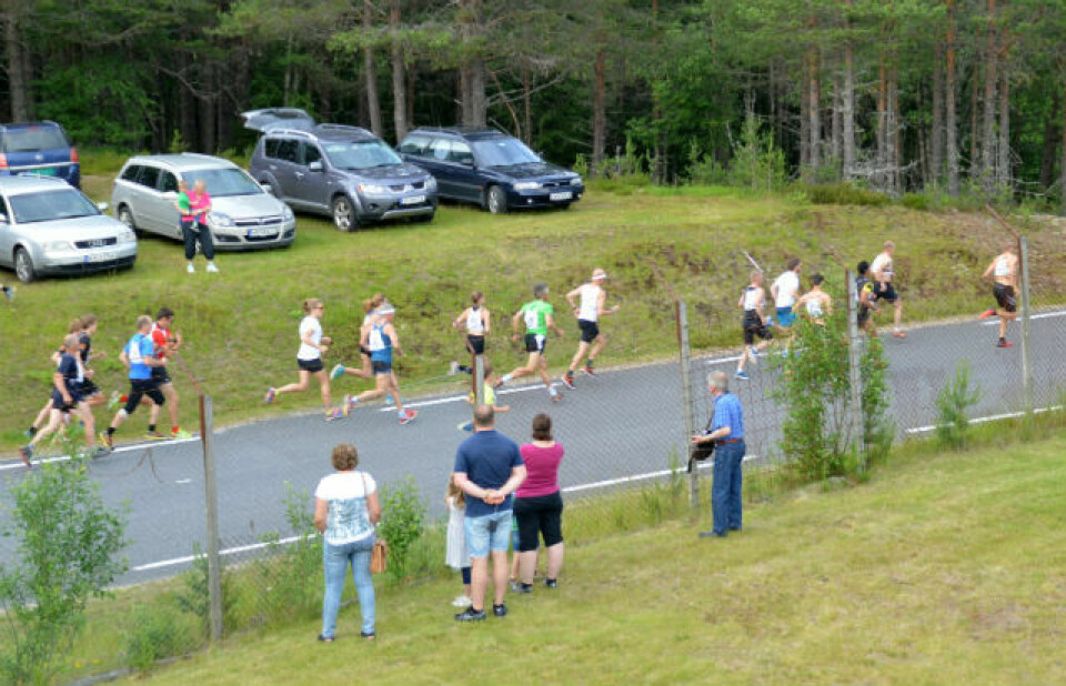 Vinjar Skogsholm tok teten fra start foran Geir Strandbakke og vant med 17 sekunder. (Foto: Erik Øsmundset) Vinjar Skogsholm tok teten fra start foran Geir Strandbakke og vant med 17 sekunder. (Foto: Erik Øsmundset)