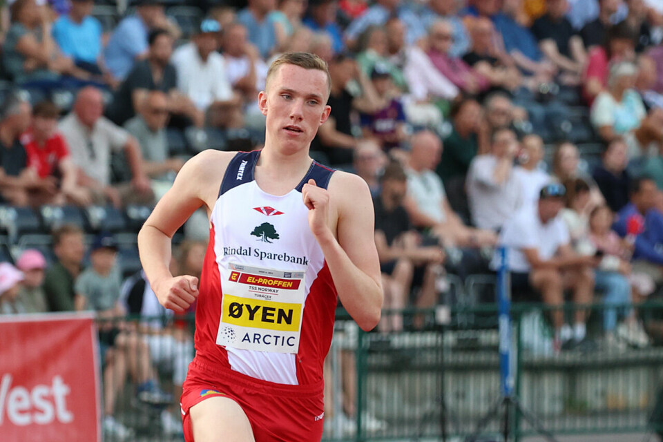 Magnus Øyen prøvde seg tidligere i år på 3000 meter i Trond Mohn Games, men ble hektet av tidlig. (Foto: Arne Dag Myking) Magnus Øyen