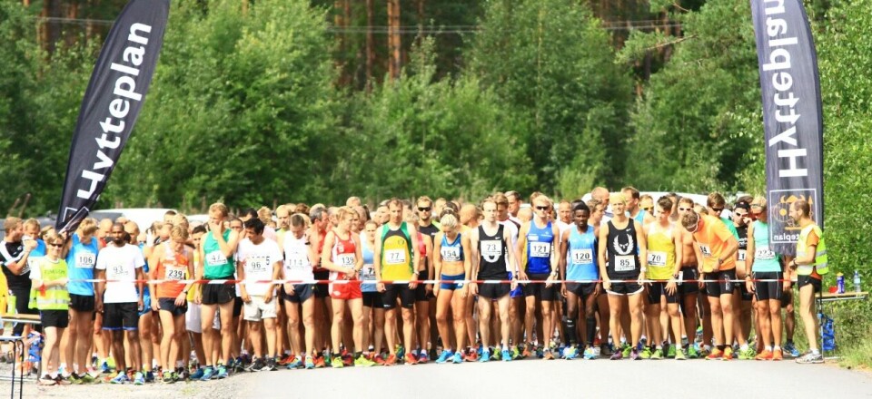 Karoline Grøvdal og Gishe Wako vant Hytteplantesten starten2014