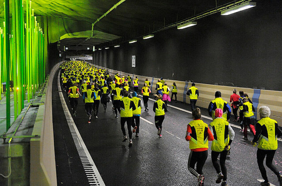 50 norske blant de 34 107 som løp Stockholm Tunnel Run Stockholm_Tunnel_Run_ingress