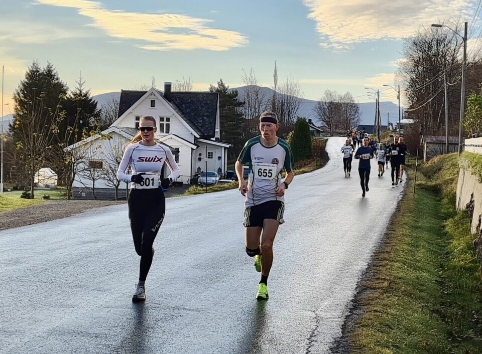 Gode vinnertider på det første løpet i Ålesund Vinterkarusell 10km_Lone_LØovise_Landsem