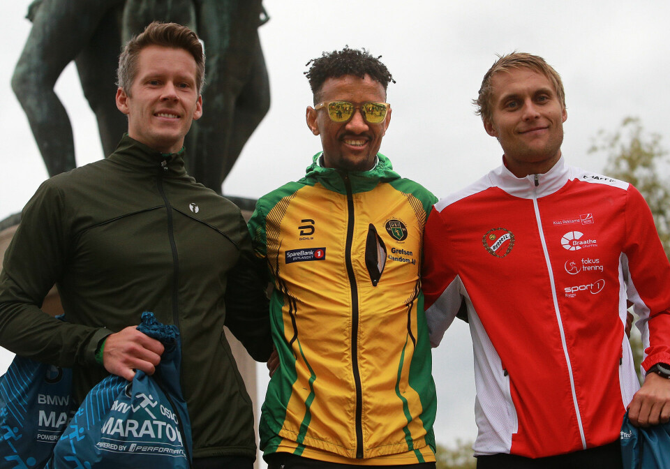 Fissehatsion og Sørset vant 10 km under Oslo Maraton Pall_menn_1_Fissehatsion_2_Goeersen_3_Lolland_AZ3T9659.jpg