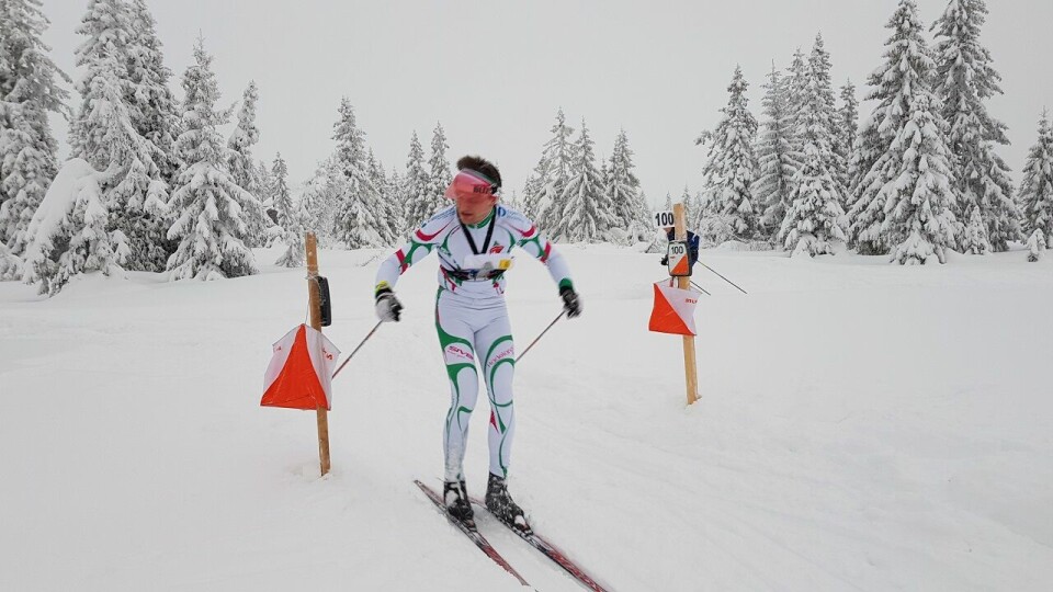 Vinterlig sesongåpning i ski-o på Sjusjøen Siste post.jpg