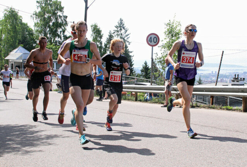 Joar Thele med sterk tid i Grefsenkollen Opp gk_02.jpg